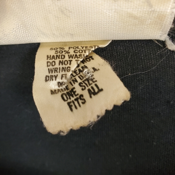 Black Studded Top w/h Faux Leather Accents - Picture 6 of 7